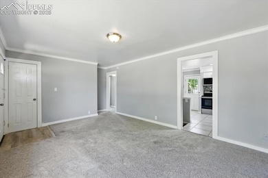 View from the north west corner of the living room