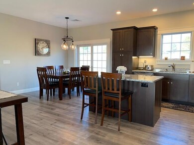 open kitchen and dining