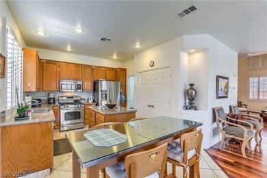 Large kitchen with granite counters and stainless