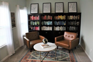 This home has LOADS of natural light throughout.  The living room is directly off the main entrance.