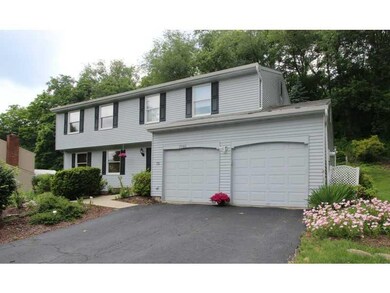 Exterior Front. This level entry home has a 2 car 