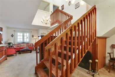 Fabulous wooden staircase...just refinished...lead