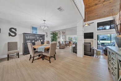 Dining and Entertainment Space Bright an