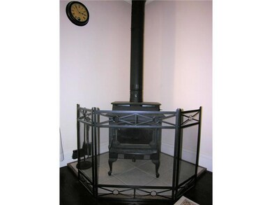 Living Room. Wood Stove in the Living Room