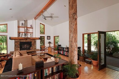 Living Room With Fireplace
