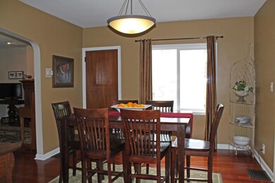 Dining Room with walk-in storage closet