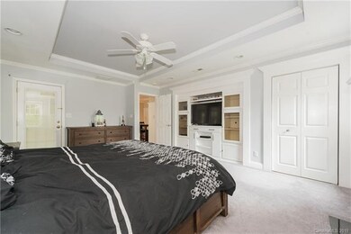 Master bedroom with gas fireplace - lots of lighti