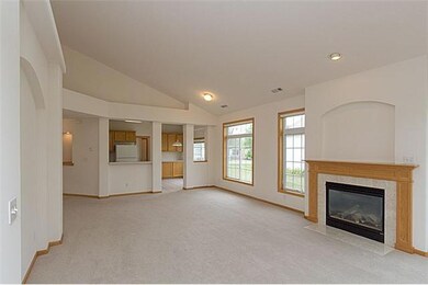 Living Room. High Ceiling - fireplace