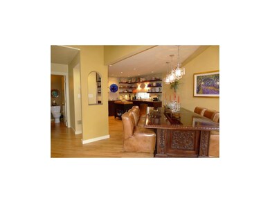 Dining room open to kitchen.