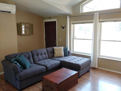 Front entry way to living room
