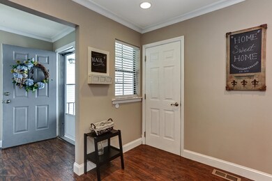 Foyer and Garage Entrance in Kitchen
