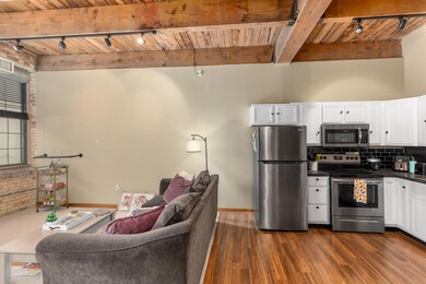 Living Area & Kitchen