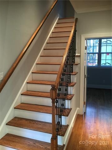 Rear stair