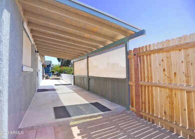 Covered front patio