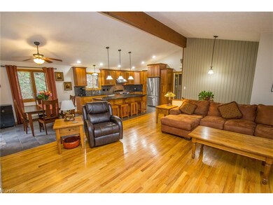 Vaulted Great room and kitchen