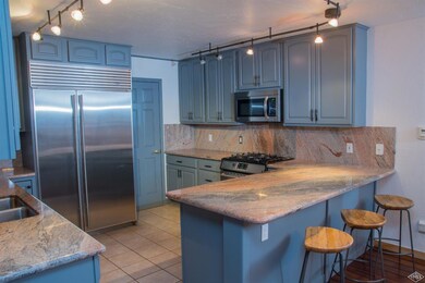 Kitchen - newly painted cabinetry