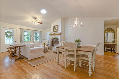 Living/ Dining Combo with Fire Place