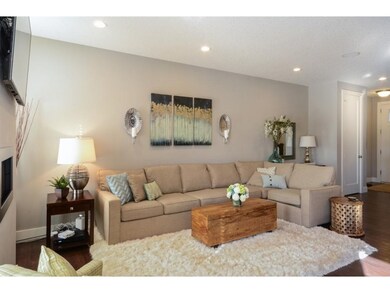 Beautiful dark hardwood floors throughout foyer, k