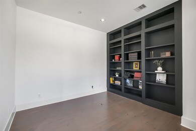 The study is off of the entry way