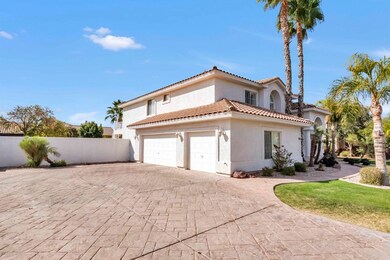 Driveway and garages