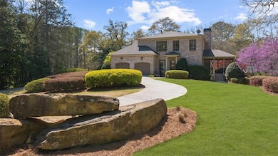 Charming landscaping, check out these boulders!