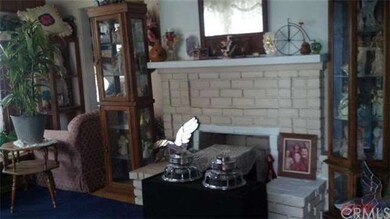 Fireplace in living room