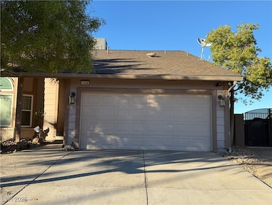 Garage with driveway