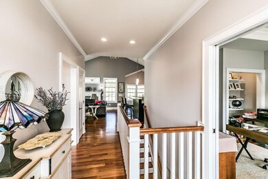Beautiful cherry floors on the first floor.