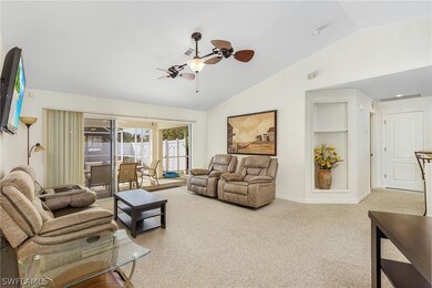 Large great room with access to the pool