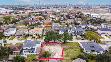 4403 Meyerwood Lot view from the South. Lot is sur