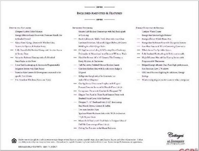 Included Amenities and Features