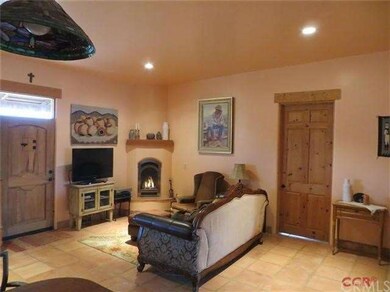 Living room, entry way
