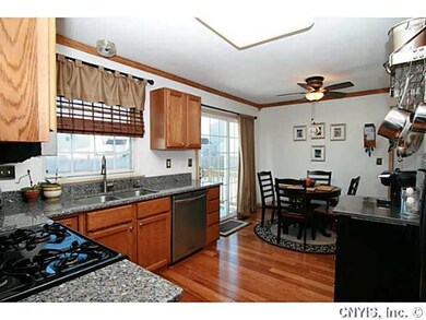 Kitchen. Updated with granite, stainless appliance