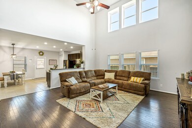 Soaring ceilings with tons of natural light in the