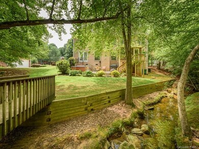 Private Backyard with Mature Trees giving plenty o