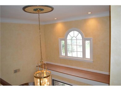 Custom paint and lighting for the beautiful entry.