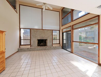 Wood burning Fireplace