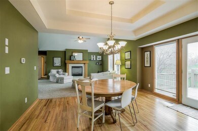 Dining Area and Door to Deck.