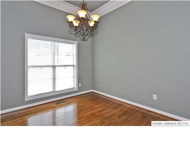 Formal dining room with chandelier ~ real hardwood