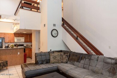 Loft with closet