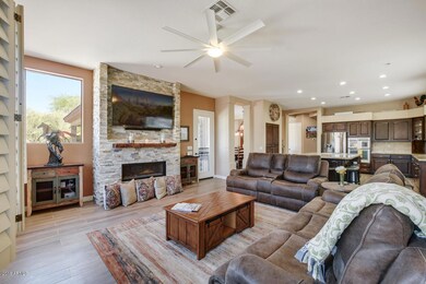 Sagebrush Family Room looking to kitchen