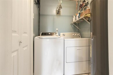 Laundry, washer& dryer remain.