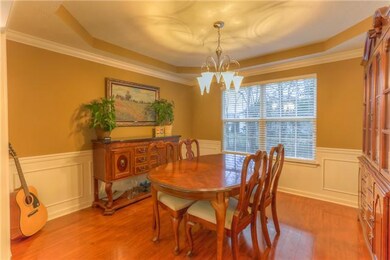 This photo shows off the trim work in the Dining Room...could also make a great office space!