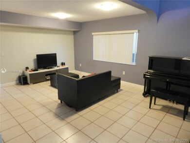 View from front entry - Per builder plan - space could be used as living/dining room combination.