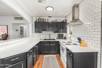 Newly remodeled kitchen