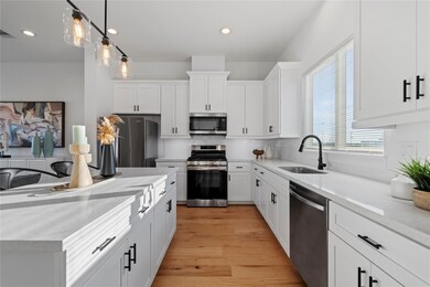 Kitchen with plenty of natural light.