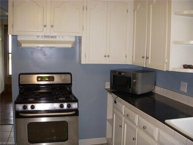 Welcome to your new kitchen!  Stove, refrigerator,