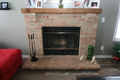 Brick Fireplace