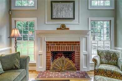 Brick Gas Fireplace