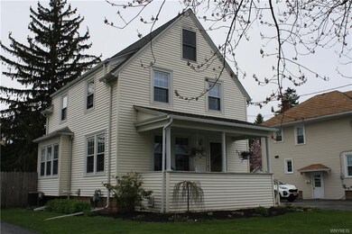 Front of home with great covered front porch.